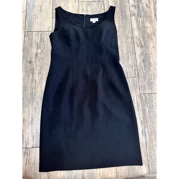 Vintage BCBGMAXAZRIA Women's Black Sleeveless Sheath Mini Dress Size 4 Y2K - Picture 12 of 14